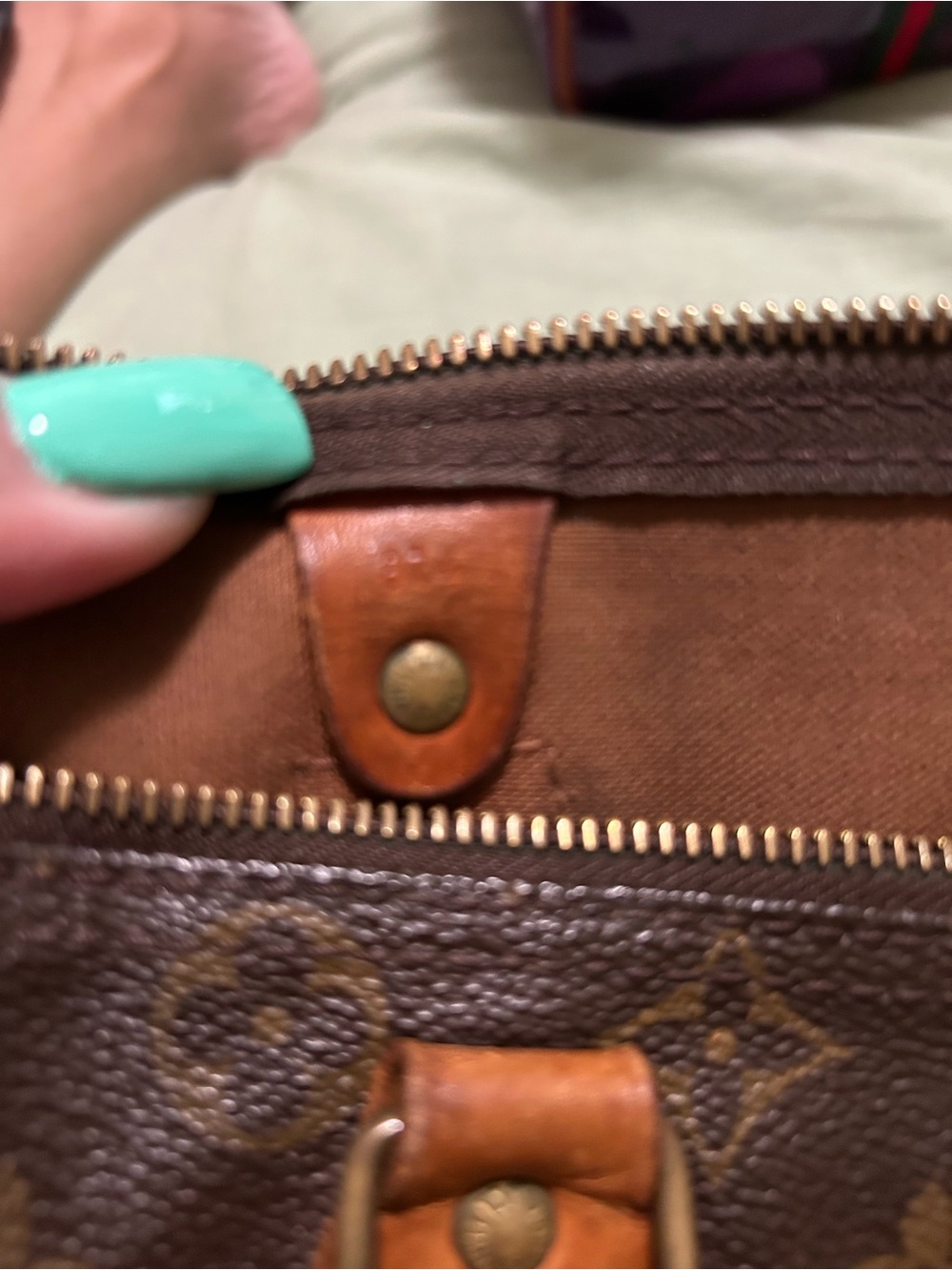 Louis Vuitton Brown Monogram Canvas Speedy Satchel - Picture 10 of 11